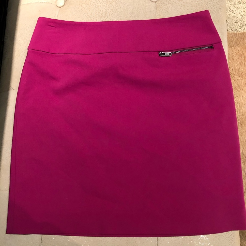 Ann Taylor Mini Skirt - Magenta